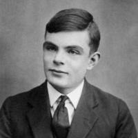 Photo of a young Alan Turing