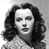 black and white photo of Hedy Lamarr